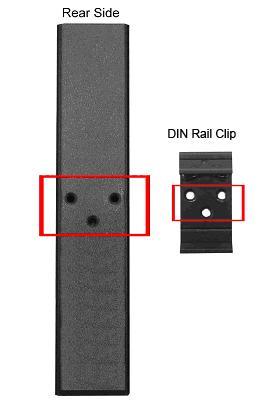 Mounting Installation DIN-Rail Mounting The DIN-Rail clip is screwed on the industrial switch when out of factory.