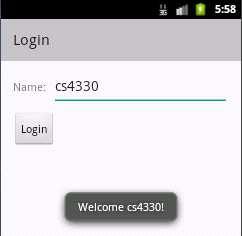 5 (b) (15 points) Next, let s code the logic of the login component handling a login request by checking the user name.