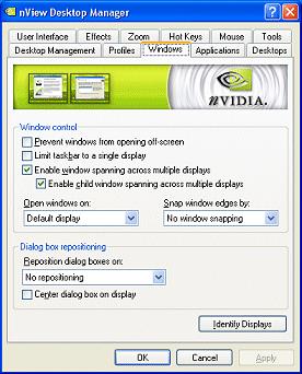 Chapter 7 Managing Windows windows normally maximize to a single screen, you can make applications maximize to the entire desktop.