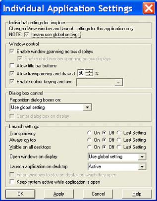 Chapter 8 Using the User Interface Settings Individual Settings Note: If you are an advanced user, you can further customize applications and also configure individual settings from the Applications