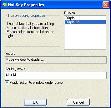 Chapter 12 Using Hot Keys Figure 12.4 Hot Keys Properties for Move window to display.