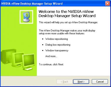 Chapter 5 Using the Desktop Manager Setup Wizard Setup Wizard The Wizard pages in this section are available when you click the Setup Wizard option from the Desktop Management panel (Figure 5.18).