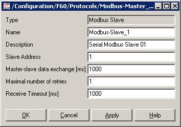 Modbus Application Step 2: Configuring the serial Modbus in the Modbus master 02: Open the structure tree of the Modbus master 02 s resource. Select Serial Modbus->Properties.