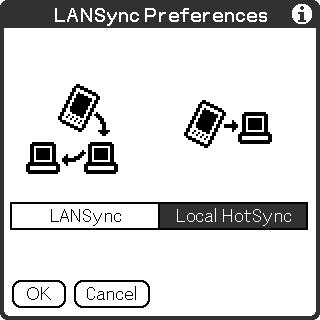 Performing a HotSync operation via LAN (LANSync) 6 Place your CLIÉ handheld in the cradle and press the HotSync button.