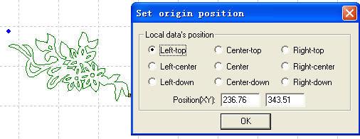 Array output options Click this button.
