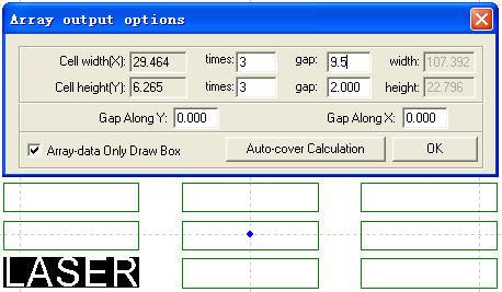Array-data Only Draw Box: If you select this option, there will be only one data on screen; others will be shown as rectangles.
