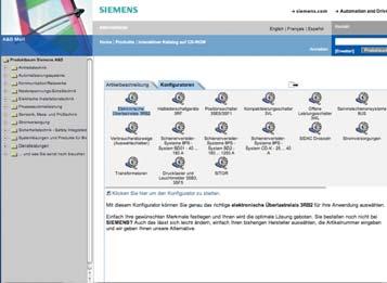 Product selection, order tracking, service, support and training information? All this can be conveniently found at our Mall at: www.siemens.