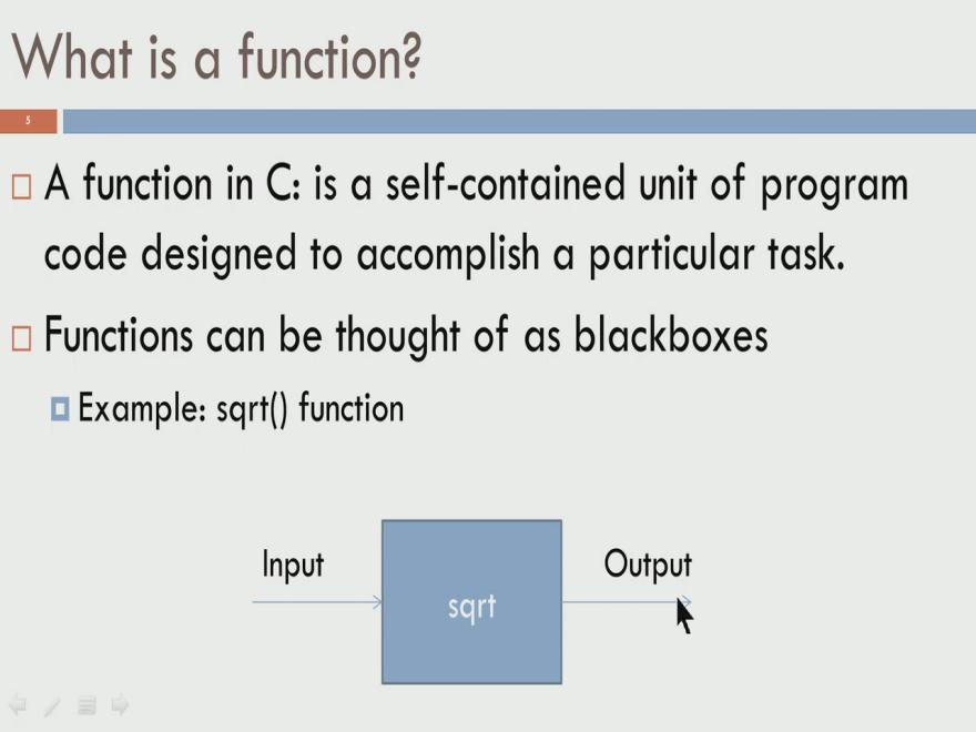 Programming, Data Structures and Algorithms Prof. Shankar Balachandran Department of Computer Science and Engineering Indian Institute of Technology, Madras Module 10A Lecture - 20 What is a function?