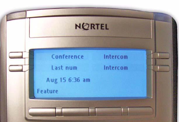 Chapter 1 About the Nortel IP Phone 1140E 11 (Inbox) Press the Mailbox in key (programmable memory button) to open your CallPilot mailbox.