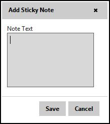 Retrieved Spooled File Information / Sticky Notes Note: At this point, it does not matter where the cursor is positioned on the page as you can move the note into position once the text has been