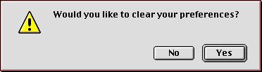 Chapter 1. Set Up 7. Clear preferences. The message asks you if you would like to clear the Kimosetter 340 RIP 2.