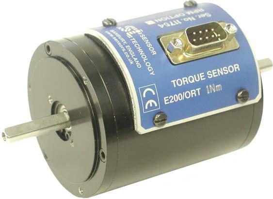 E200 ORT Series Optial Rotary Torque Transuer The E200 ORT Series (Optial Rotary Torque) Transuer offers, in onjuntion with an E201/2 Display Interfae, an ieal means for preise ynami measurement of