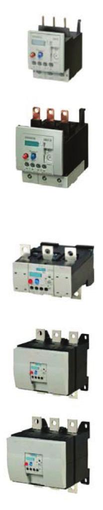 Overload Relays 3RU51 Thermal Overload Relay Class10 1 * Screw termnal * Manual and automatic reset *Overload and Phase failure protection * Test Function *Auxiliary Contact 1NO + 1 NC Version