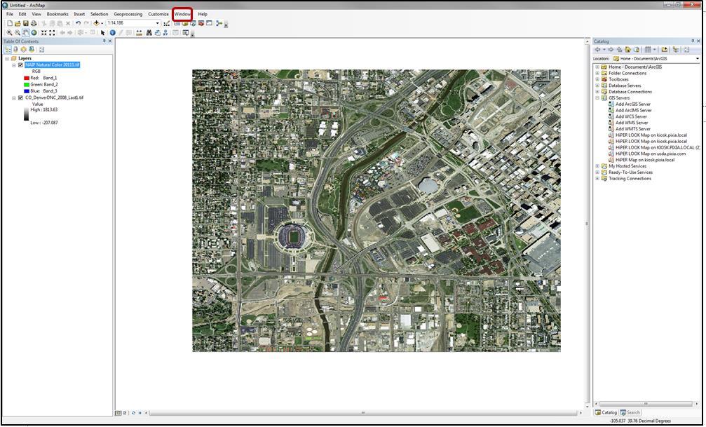 data in ArcMap with a collection of commonly used display capabilities, processes, and measurement tools.