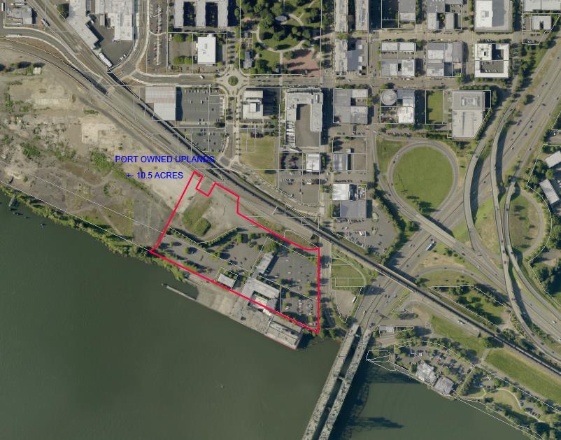 Port developing 10 acres of prime riverfront land Boise Paper sold adjacent 33- acres to Gramor