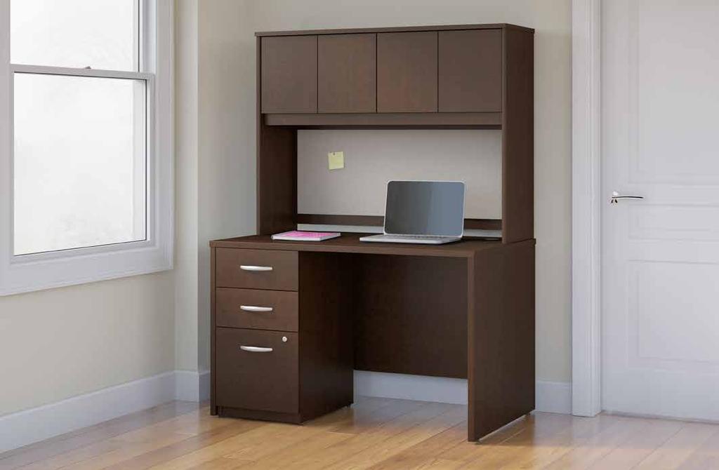 85"H 60W x 43D Right Hand Bow Front Desk Shell with 30W Return SRE004XX List Price - $760.00 58.86"W x 72.52"D x 29.