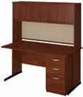 60W x 30D C-Leg Desk with Hutch and Storage SRE147XXSU List Price - $1,684.00 59.