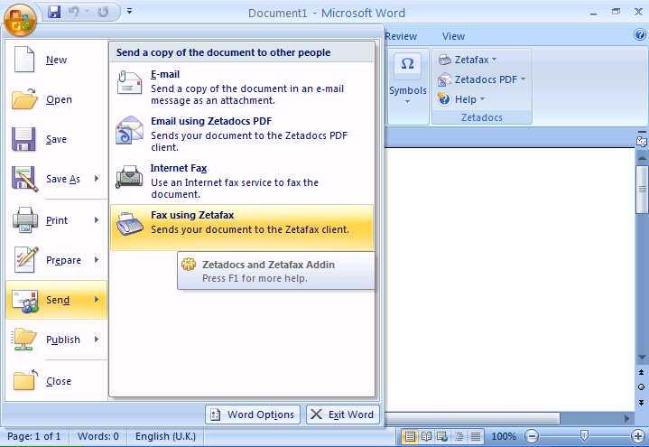 247 Once you have logged in, the Fax wizard- Welcome dialog box is displayed.