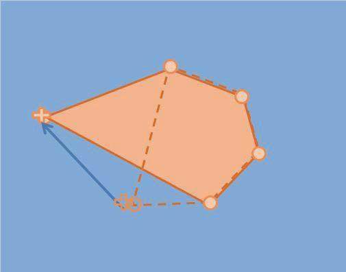 How to change corner points in lines and areas Drag point to new location; double-click Drag point to new location; double-click How to change corner point on a line How to change corner point in an