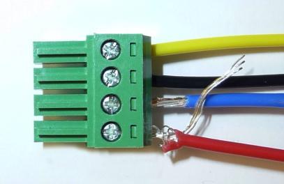 Inputs can be either dry relay or switch contacts, or a +VDC voltage (3 to 30 V), referenced to a common ground. Screw terminals are removable for easy installation.