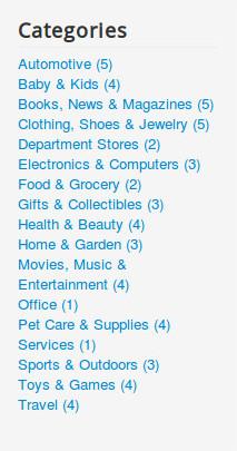 CHAPTER 9 Category List module This module lists categories in CM Coupon Listing component in alphabet order and also displays how many coupons in each category.