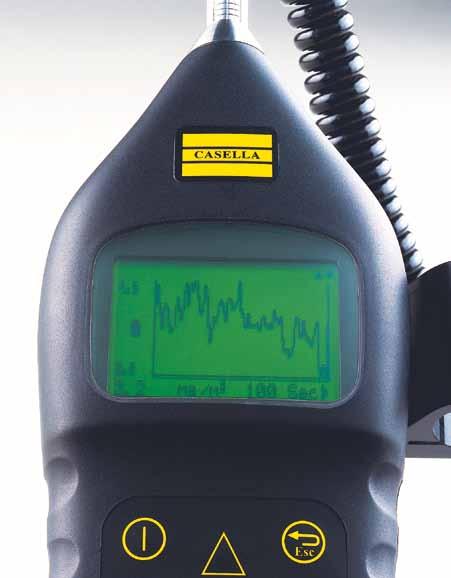 Real-Time Graphical Display Instant real-time trend analysis Shows graphical & numeric dust levels Ideal for walk-through surveys Enables user to quickly identify hot spots.