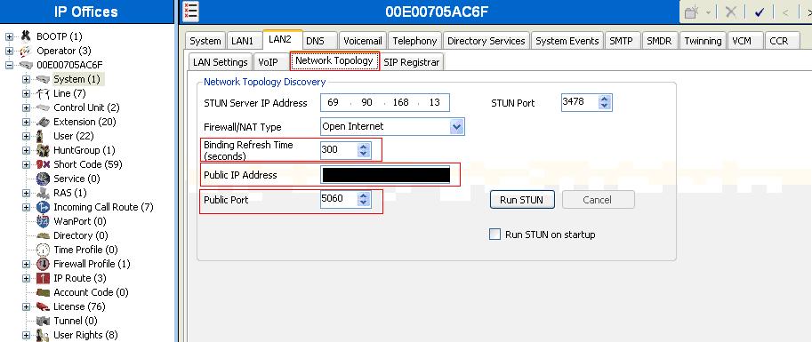 5.8. Configure SIP OPTIONS Timer for keep alive Function Select System in the left pane. Under the LAN2 tab, select the Network Topology sub-tab.