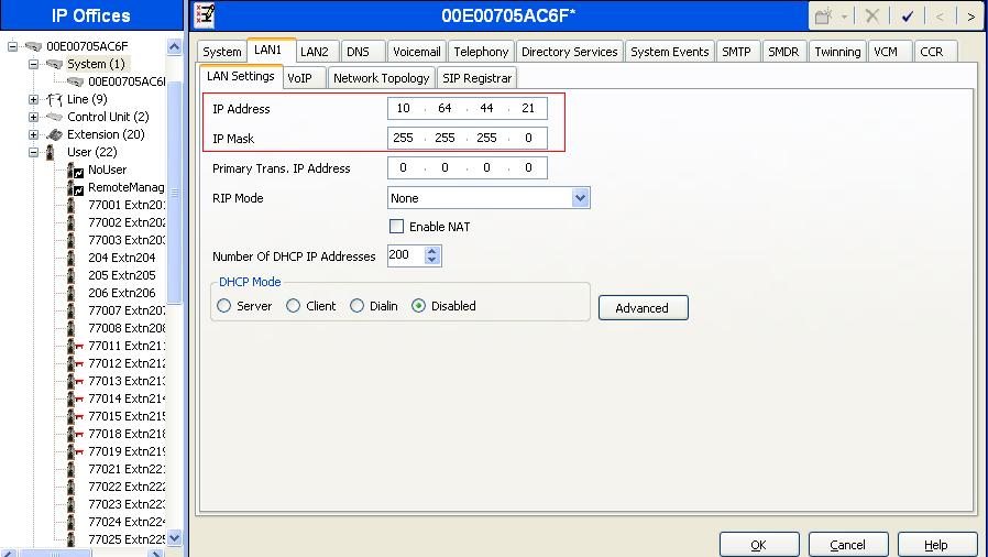 5.13. Obtain LAN IP Address From the configuration tree in the left pane, select System to display the System screen in the right pane.