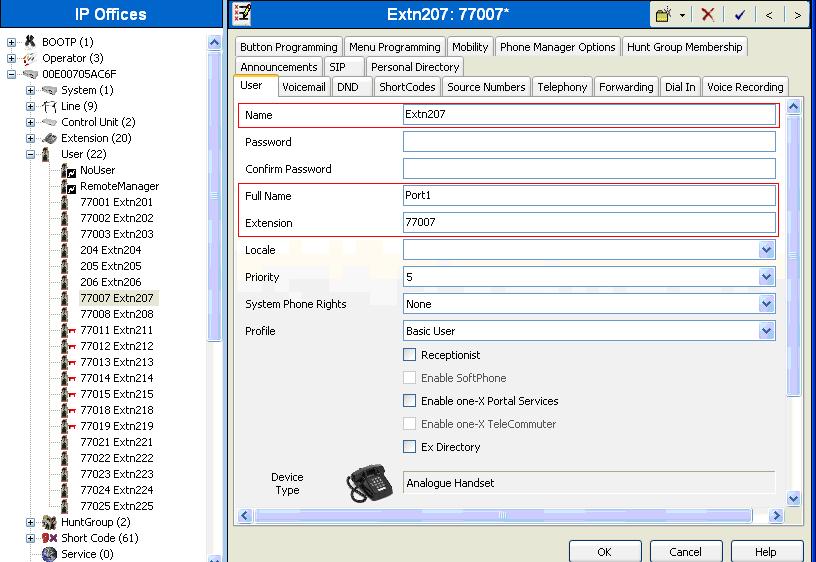 5.16. Administer NetVanta UC Server User From the left pane, right-click on User, and select New from the pop-up list.