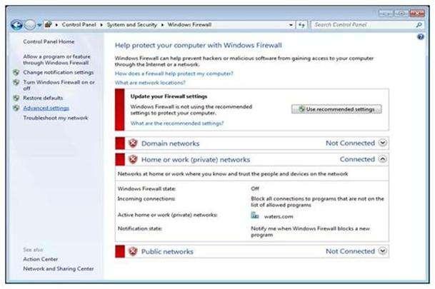 10 Adding WDHCP Port Go to Control Panel > System and Security > Windows