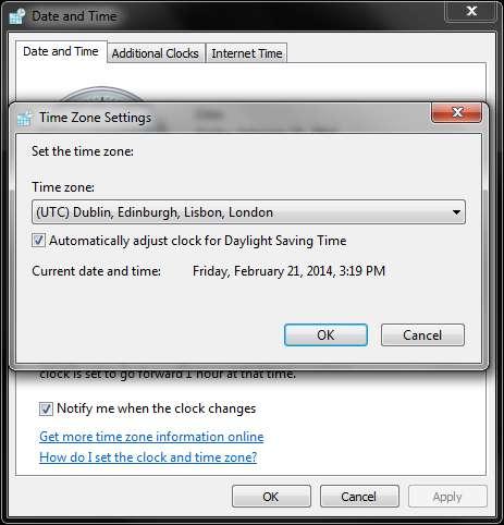 8.3 Date and time Go to Control Panel > Clock, Language and Region and click on Date and Time.