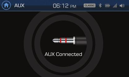 AUX Input 8. AUX Input 8.1 Aux Connector 1) It is possible to connect your portable media player to the HYUNDAI D-Audio for playback of the audio tracks via the car speakers.