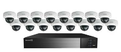 Cameras NVR 8 Channels IP with Built-in PoE 50Mbps Max Throughput Kit Includes: (8) NCT-4M-B2 IP Cameras (1) TN-P804-8P NVR TNP3216-4MB16 X Series 32 Channel NVR Kit 256Mbps Max