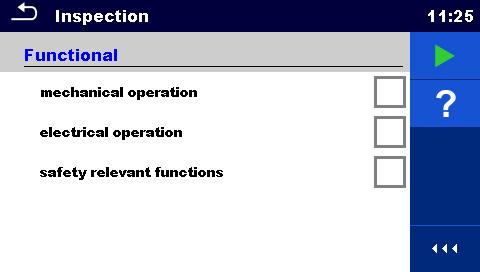 Figure 4.53: Examples of Discharging Time measurement results (Output = Socket) 4.1.15 Functional inspections Figure 4.