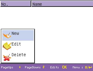 window Select NEW to create workcode on