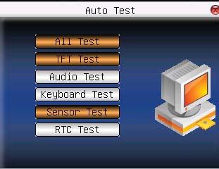 9 Auto Test * Ensure to run a AUTOTEST to test all functions