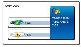 8 If One SATA HDD on RAID Volume is Out-of-use After RAID 1 volume is