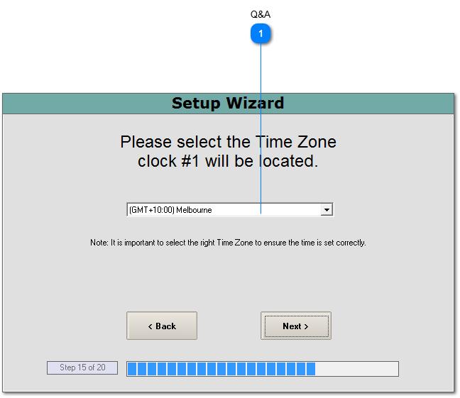 Wizard - Time Clock Time Zone?