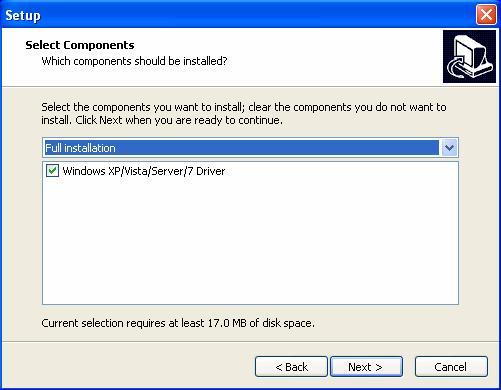 9. This interface will inquire you to select components to install, we recommend selecting them all, then clicking on "Next", entering the next step; 10.