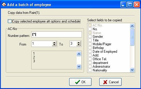 select from Administration department display on the left up corner, if the new added employee and selected