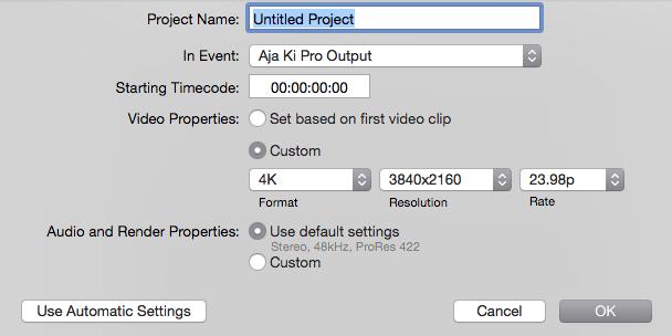 If you import a non- ProRes clip into FCP X using the Create Optimized Media option (page 3 of the guide linked above), it will create a ProRes 422, 48 khz, 24 bit version of your original clip.