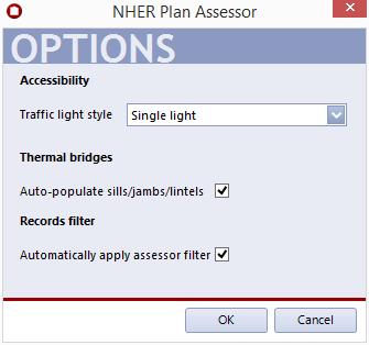 Select Database screen. This can be useful if multiple assessors are accessing the same database. You can enable this feature in Options via the Applications menu.