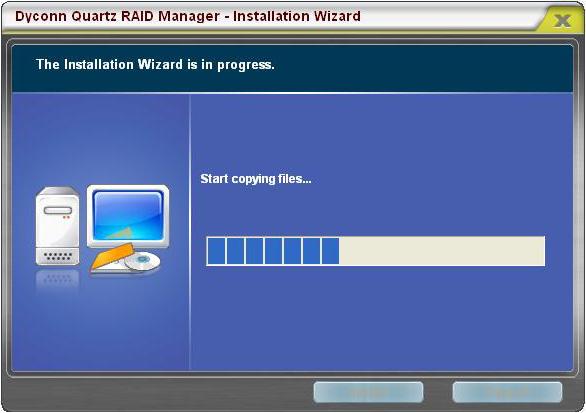 Quartz RAID Software Manager Using the Quartz RAID Manager Software 3.
