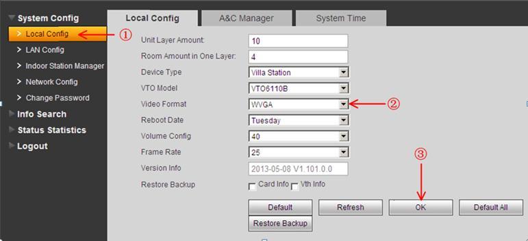 Figure 2-2 Step 2 Check Indoor Station Manager, click on Add to add one VTH Short No.