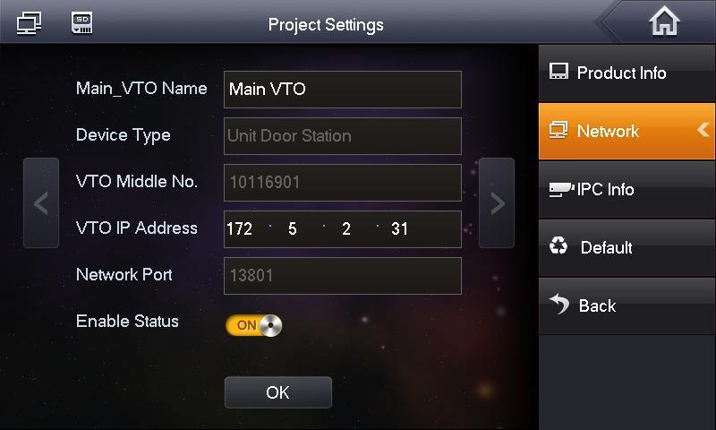 3 Group call Settings If there are more than 2 VTHs, you can set group call function of VDP. 3.