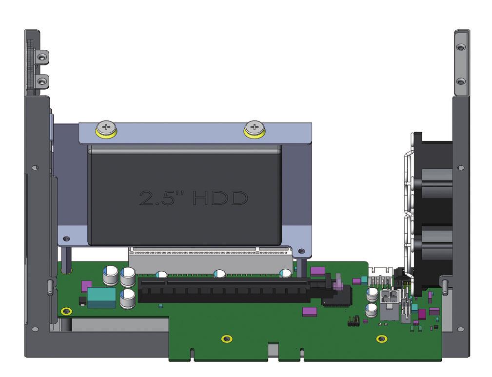 HDD/SSD Internal HDD/SSD Supportable : MIC-75M40, MIC-75M13, MIC-75S20, MIC-73M13, and MIC-73M40 (Support 1x 15mm 2.5" or 2x 9.6mm 2.