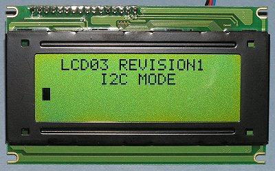 LCD03 - I2C/Serial LCD Technical Documentation 2YHUYLHZ The I2C and serial display driver provides easy operation of a standard 20*4 LCD Text display.