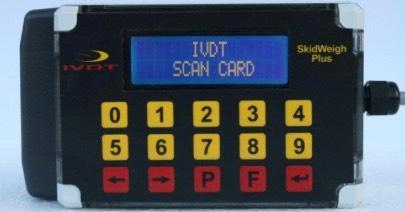 LCD display must show date and time in order to initiate weighing function.