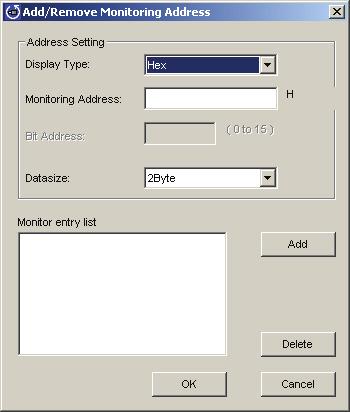 To add or delete a monitor address, follow the instructions below: 1) Right-click on User Monitor