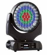 LEDWash 1200 TM MOVING HEADS The super-slim LEDWash 1200 features 61x 15W RGBW multichip LEDs with colour output ranging from gentle pastels to the richest saturation.